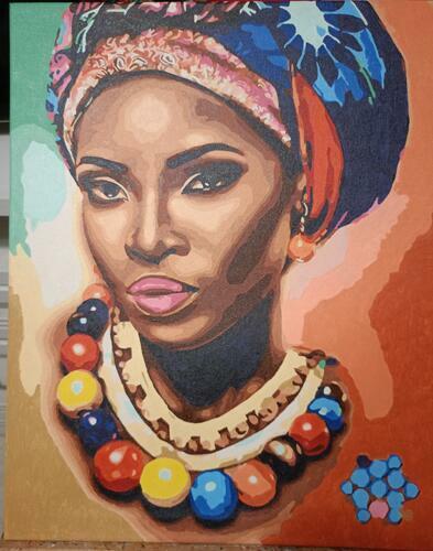 Фотографии готовых работ картин по номерам и алмазной мозаики