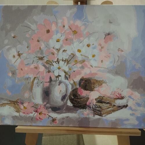 Фотографии готовых работ картин по номерам и алмазной мозаики