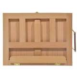 Тип товара Мольберт этюдник (этюдный ящик) настольный 30 см, хлопушка с выдвижным ящиком, бук