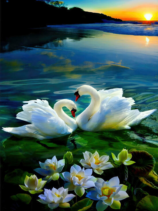 Алмазная мозаика 30x40 BOX20-2KSB-2544