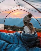 Картина по номерам «Вид на горы на рассвете»