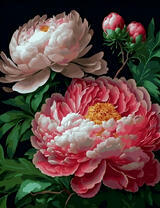 Нежные и пышные пионы