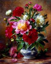 Букет сочных пионов